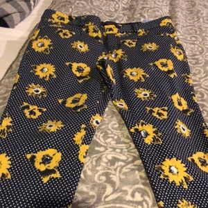 Banana Republic Sloan Floral Ankle Pants